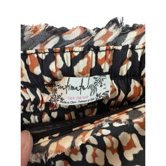 Intimately Free People Strapless Leopard Print Back Cutout Tube Top SP - Picture 3 of 6